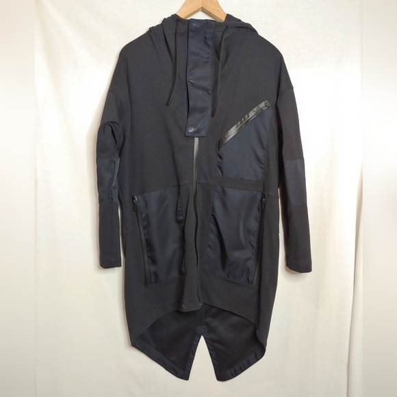 Under Armour UA Generation Parka Black‎ Longline Hooded Jacket 1322076-001 S - Picture 2 of 15